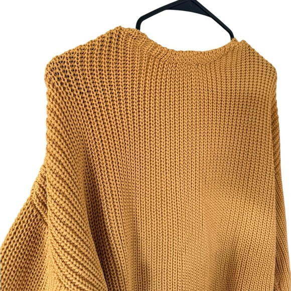 Jenni Kayne Cotton Cabin Sweater in Mustard - Picture 6 of 10